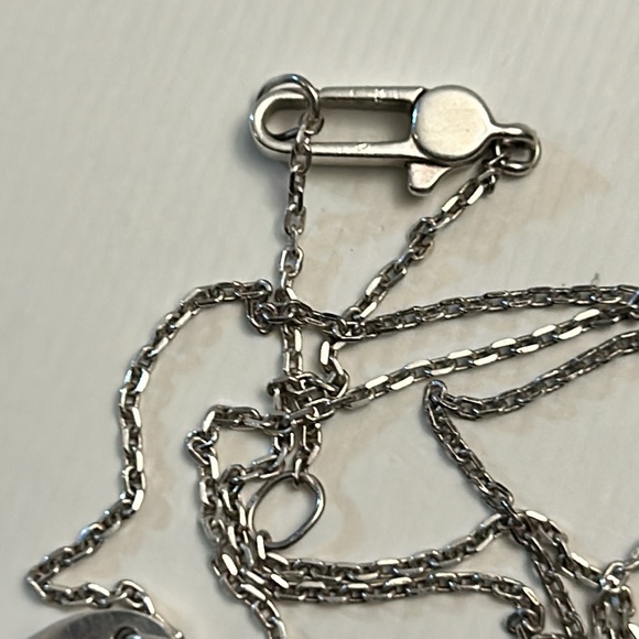 Gucci 925 Silver heart necklace with box and dustbag - Picture 9 of 15